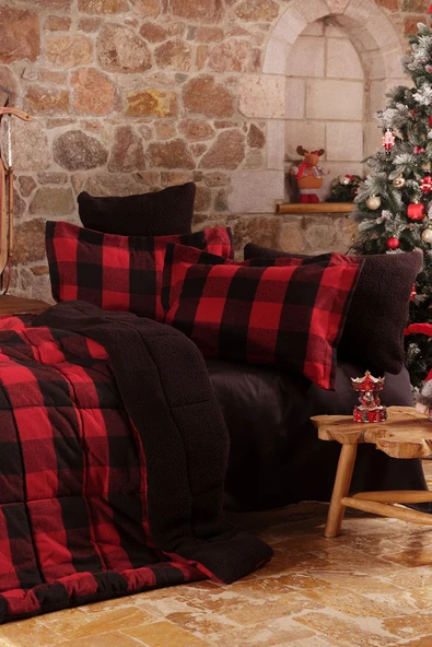 Mountain Kırmızı-siyah Çift Kişilik Cozy Comfort ürün görseli 1