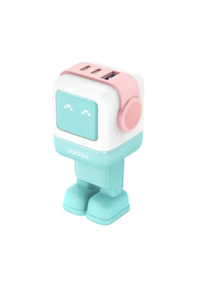 Uno 65w Robot Gan Hızlı Şarj Cihazı 2xusb-c, 1xusb-a 35855 ürün görseli 1