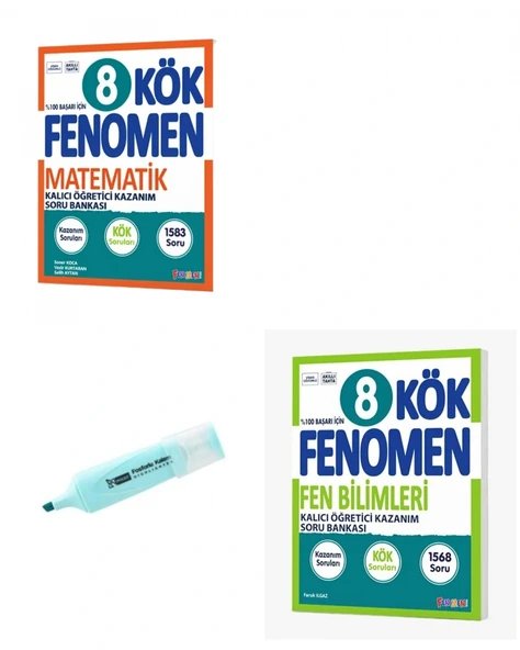 LGS 8.Sınıf KÖK Matematik Ve Fen Bilimleri Soru Bankası ürün görseli 1