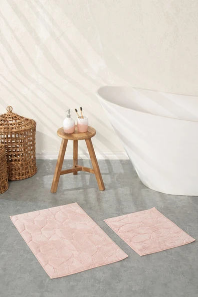 Karaca Home Elegant Blush Paspas Set 50x80 cm 50x40 cm ürün görseli 1