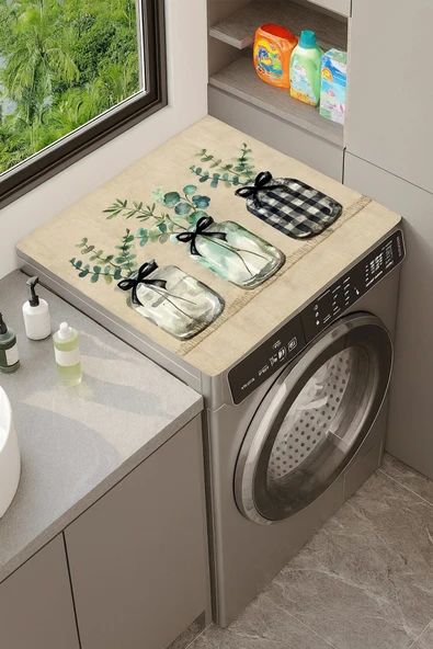 Valerine Life Çamaşır ve Kurutma Makinesi Üstü Düzenleyici Matı Örtüsü Kaymaz Sıvı Geçirmez 27CMD251010 ürün görseli 1