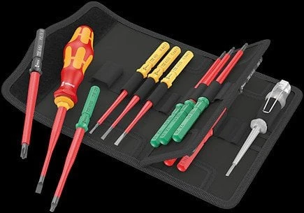 WERA KraftForm Kompact Vde 16+1 Tornavida Takımı Ekstra İnce (05006608001) ürün görseli 1