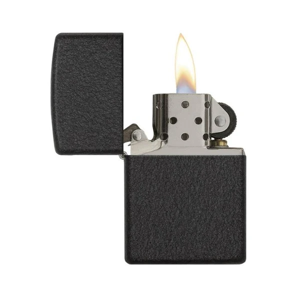 Zippo Reg Black Crackle 236 (4-2) Çakmak - Resim 2