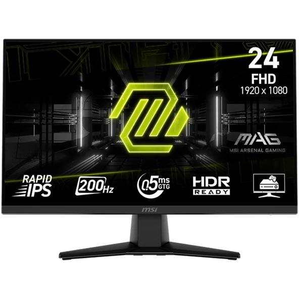 MSI MAG 242F 23.8" 0.5 ms Full HD IPS 200 Hz Oyuncu Monitörü ürün görseli 1