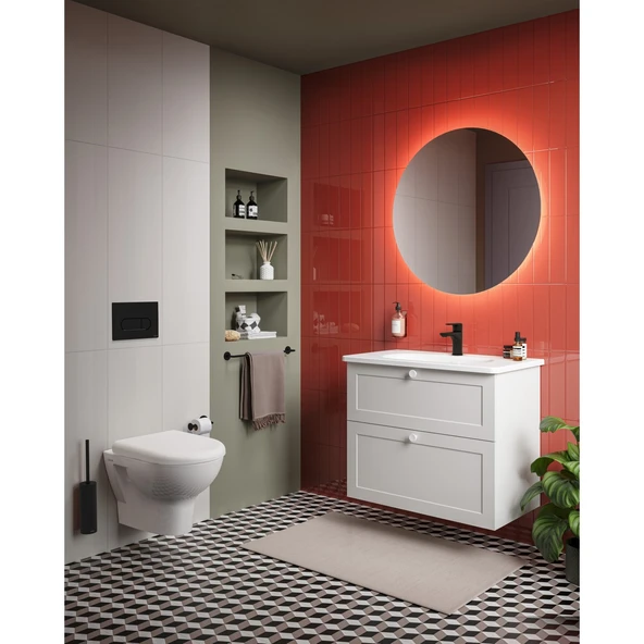 Vitra Root Round Kumanda Paneli 740-2211 Mat Siyah - Resim 4