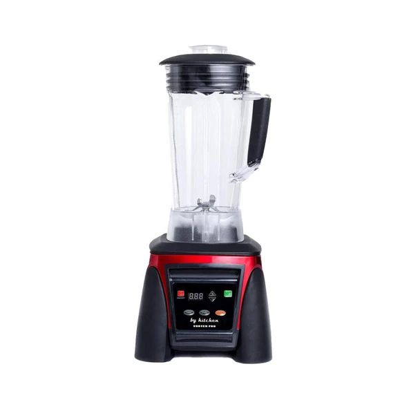 By Kitchen Vortex Pro Bar Blender-3 Litre-Buz Kırıcılı - Kırmızı ürün görseli 1