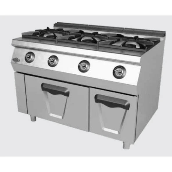Empero EMP.PLS.7KG031 Gazlı Üçlü Ocak - 40*40 Altı Fırınlı ürün görseli 1