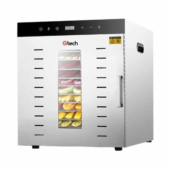Gastrotech SS-12H Sebze ve Meyve Kurutucu 40x38cm - 12 Tepsili ürün görseli 1