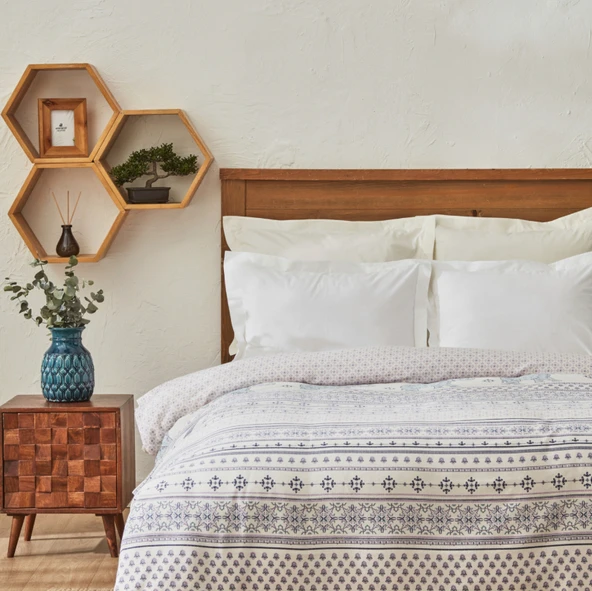Karaca Home  Menes Çift Kişilik Pike Mint - Resim 2