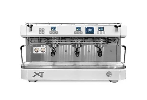 Dalla Corte DCPROXT-3-DW XT Barista (3 Gruplu) Kahve Makinesi, BEYAZ-KROM ürün görseli 1