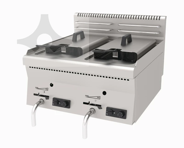 Atalay AGF-660 Gazlı 41 kg Fritöz 400x600x300 mm ürün görseli 1