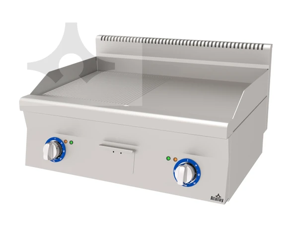 Atalay AEI-860/ND Elektrikli Nervürlü+Düz Izgara 800x600x300 mm ürün görseli 1