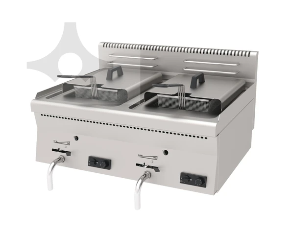 Atalay AGF-860 Gazlı 41 kg Fritöz 800x600x300 mm ürün görseli 1