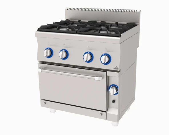 Atalay AGK-860 Gazlı 112 kg Kuzine 800x600x850 mm ürün görseli 1