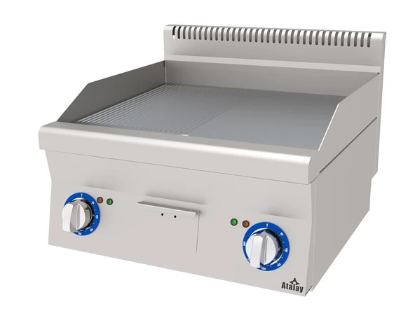 Atalay AEI-660/ ND CR Elektrikli Nervürlü+Düz Izgara 600x600x300 mm ürün görseli 1