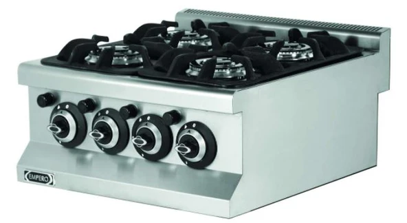 Empero EMP.6KG020 4 Brülörlü Gazlı Ocak - LPGli ürün görseli 1