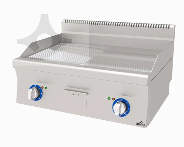 Atalay AEI-860/ ND CR Elektrikli Nervürlü+Düz Izgara 800x600x300 mm ürün görseli 1