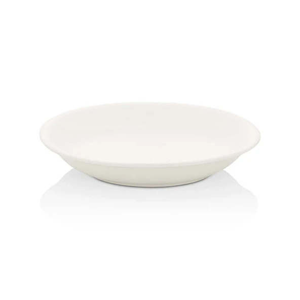 By Bone ZT-25-CK Zest 25 CM ÇUKUR TABAK-beyaz porselen 24 Adet ürün görseli 1
