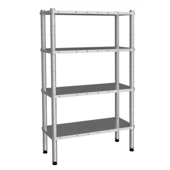 Empero EMP.D.2.3676-18-4 4 Katlı Düz Raflar 36x76x180 cm INOX 201 ürün görseli 1