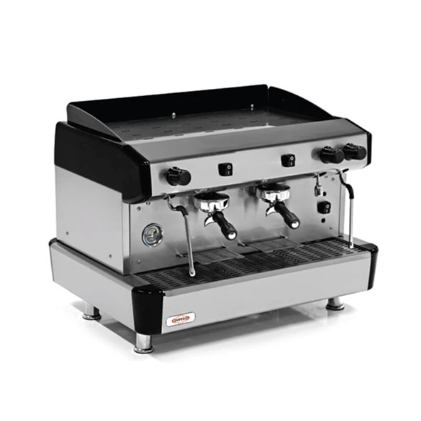 Empero EMP.CPC.2GB Espresso Kahve Mak. - 2 grup - yarı otomatik - siyah ürün görseli 1