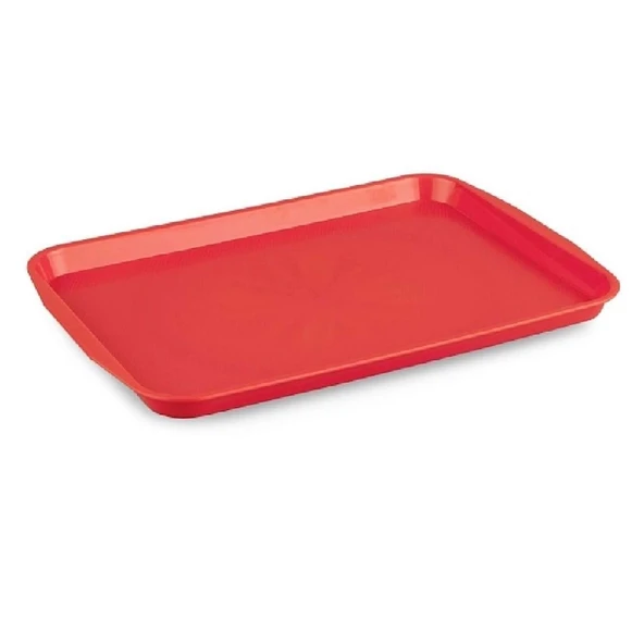 Kapp 46112736 Servis Tepsisi Plastik (ABS) 27x36 cm Kırmızı 20 Adet ürün görseli 1