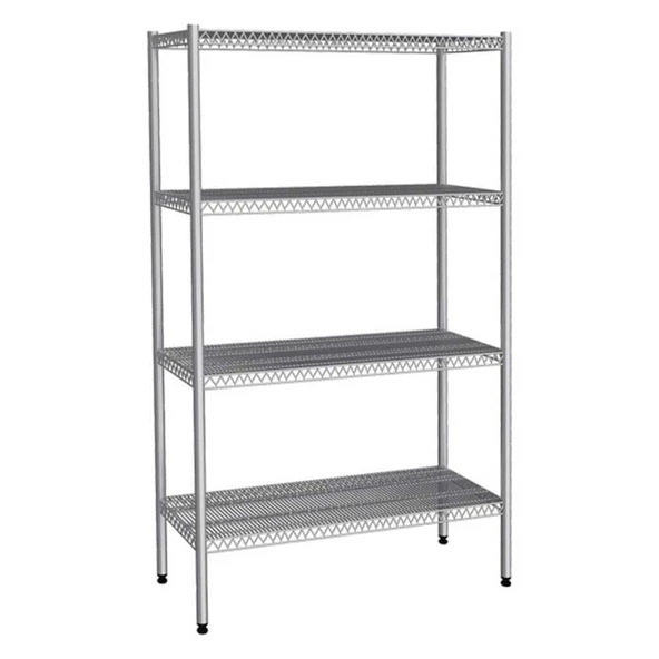 Empero EMP.T.2.36107-18-4 Tel Raf-4 katlı-inox 201-107x36x180 cm ürün görseli 1