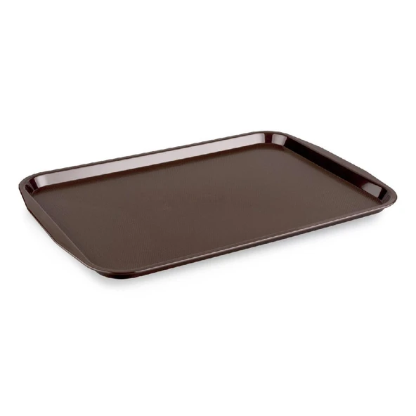 Kapp 46012736 Servis Tepsisi Plastik (ABS) 27x36 cm Kahverengi 20 Adet ürün görseli 1