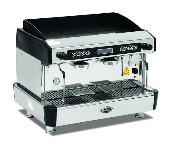 Empero EMP.CPC.2GB-D Espresso Kahve Mak. - 2 grup - tam otomatik - siyah ürün görseli 1