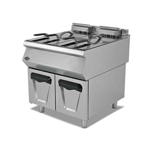 Empero EMP.PLS.9FG020 Gazlı Fritöz 23+23 Litre- Doğalgazlı ürün görseli 1