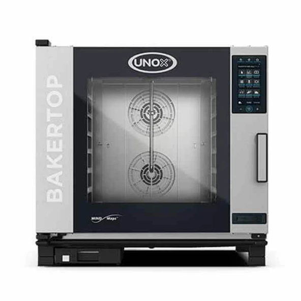 Unox BakerTop Plus Kombi Fırın (6-40x60 tepsi kapasiteli) -Gazlı - XEBC-06EU-GPR ürün görseli 1