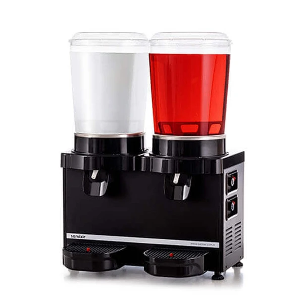 Samixir MM20.AB Soğuk İçecek Dispenseri, 10+10 L, Analog, Panoramik, Karıştırıcılı, Siyah ürün görseli 1