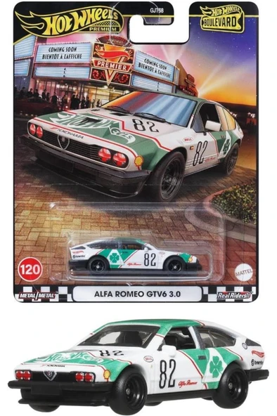 HOT WHEELS Boulevard Premium Araçlar GJT68 - JBL16 ALFA ROMEO GTV6 3.0 ürün görseli 1