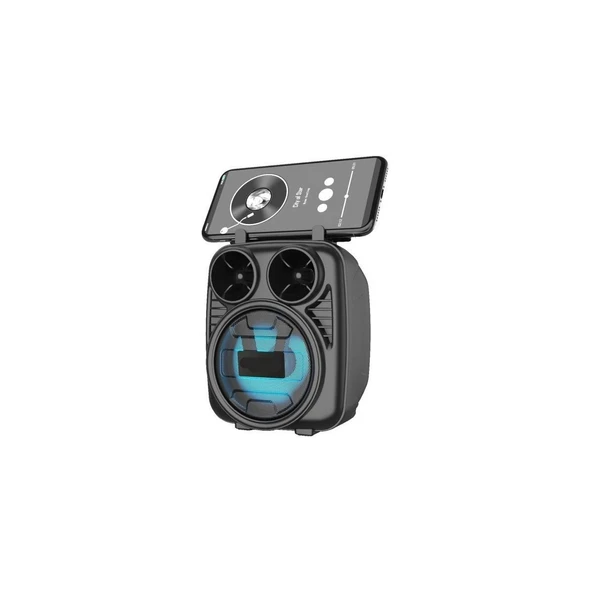 D32 Kablosuz Taşınabilir Telefon Tutacaklı Şarj Edilebilir Bluetooth Hoparlör Usb-Tf Speaker ürün görseli 1
