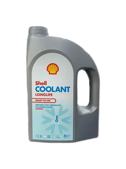Shell Coolant Longlife RTU Hazır Kırmızı Antifriz -37 Derece 3 Litre ürün görseli 1