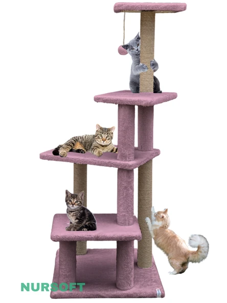 Nursoft Premium Tırmalama Tahtası Çok Katlı Uzun Büyük Boy Kedi Koltuk Tırmalama Koruyucu ürün görseli 1