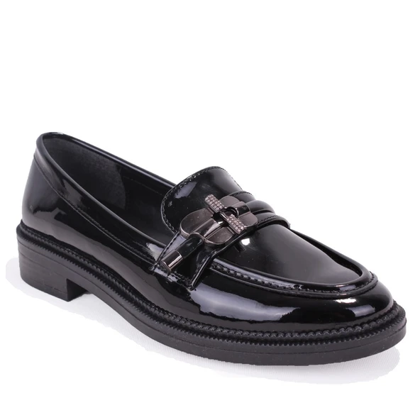 Dagoster DZA07-863705 Siyah Rugan Günlük Loafer  Kadın Ayakkabı ürün görseli 1