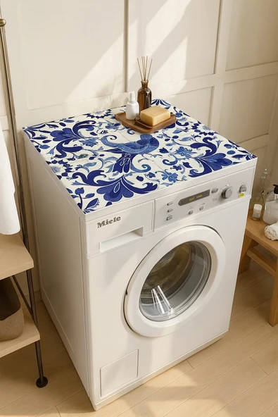 Valerine Life Çamaşır ve Kurutma Makinesi Üstü Düzenleyici Matı Örtüsü Kaymaz Sıvı Geçirmez 27CMD251018 ürün görseli 1