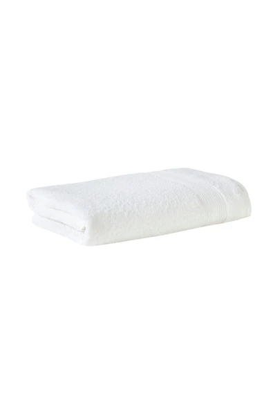 Soft Touch Pamuk 70x140 cm Havlu Offwhite - Resim 7