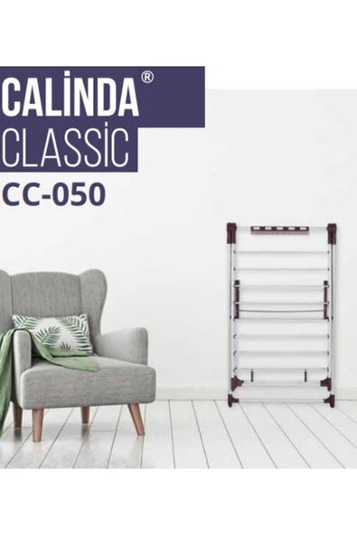 Cıngıllıoğlu Cc-050 Calinda Classic Çamaşır Kurutma Askısı - Resim 2