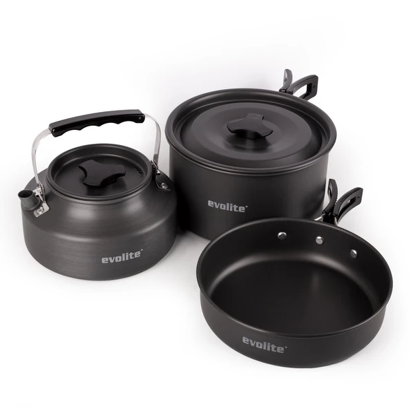Evolite Tria Pot Çaydanlıklı Tencere Seti - Resim 4