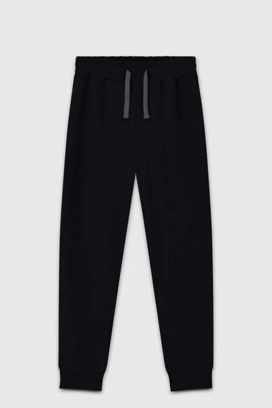United Colors of Benetton Erkek Çocuk BNT-B23336 Jogger Eşofman Altı Siyah ürün görseli 1