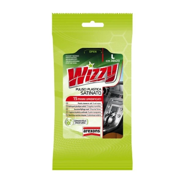 Wizzy Mat Plastik Temizleyici Bez 15'li ürün görseli 1