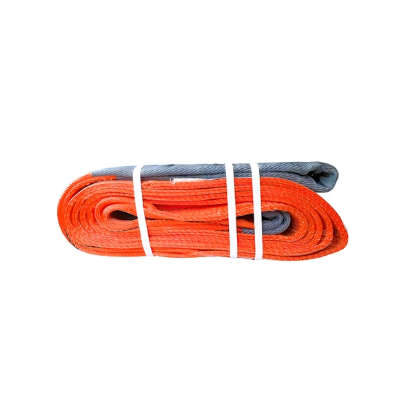 Sapan Polyester Spanzet 10 Ton 8 Metre Kırmızı Sağlam Yük Kaldırma Taşıma İndirme Esnek Halat ürün görseli 1