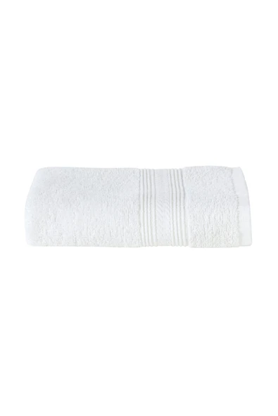 Soft Touch %100 Pamuk 50x90 cm Havlu Offwhite - Resim 2