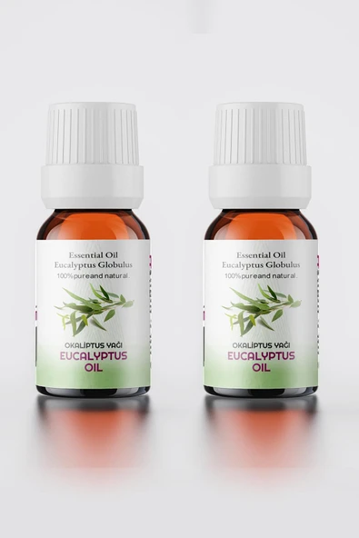 Okaliptus Uçucu Yağı %100 Saf 2li Set ( Eucalyptus Oil ) 2x10 ml ürün görseli 1