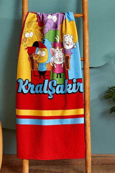 X Kral Şakir Sıkı Dostlar Plaj Havlusu 75x150 cm ürün görseli 1