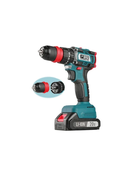 CatPower 1350 Çift Akülü 2 Ah Vidalama Makinesi ürün görseli 1
