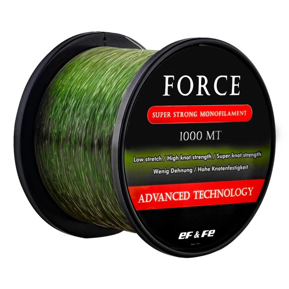 Effe Force 1000m Yeşil Monofilament Olta Misinası  0.45mm - 28.42kg ürün görseli 1
