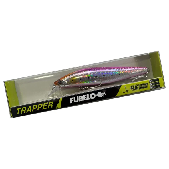 Fubelo Trapper 9.9cm 17gr Sinking Maket Balık  Pink Killer ürün görseli 1