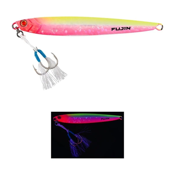 Fujin Valhalla Darksea 80gr Metal Jig Yem  MT44 Pink Chart Gold ürün görseli 1
